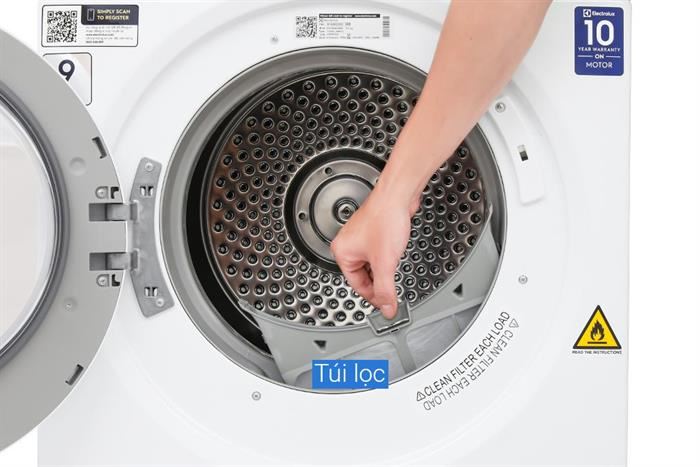 Máy Sấy Thông Hơi Electrolux UltimateCare 9 Kg EDV904H3WC&nbsp;
